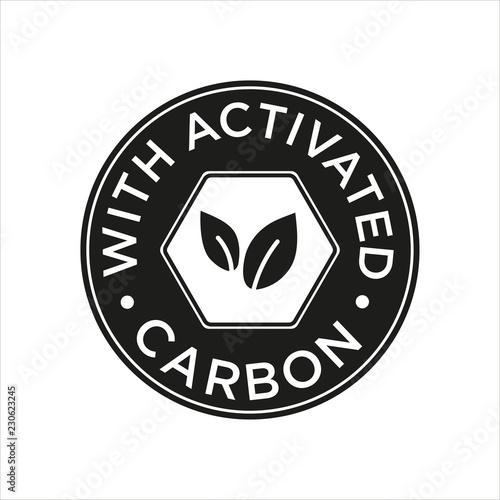 Whit Activated Carbon icon.