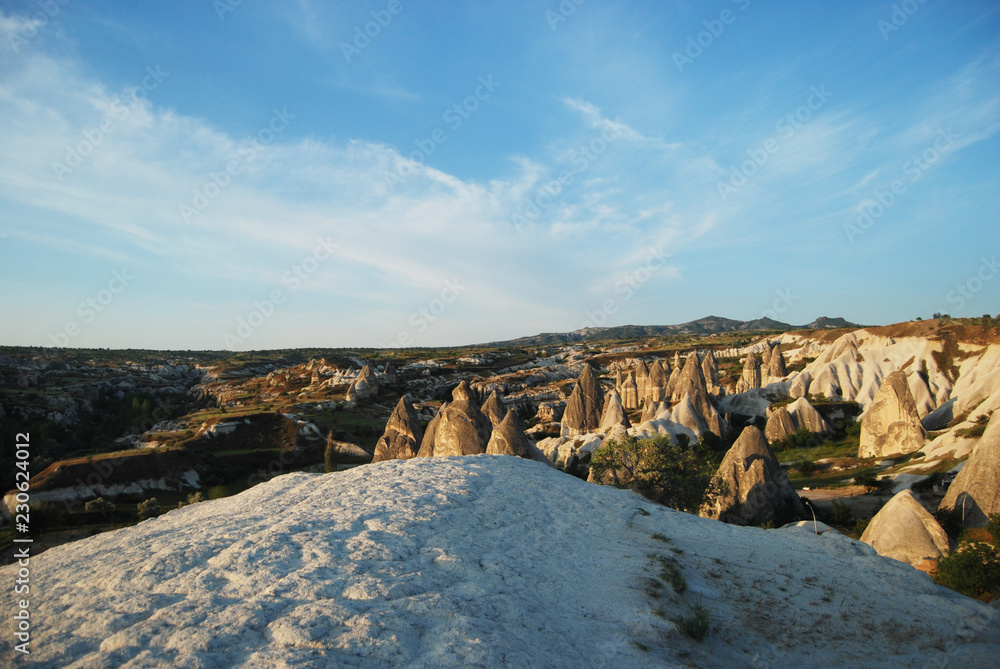 Fantastic stone landscapes of Cappadocia in Turkey Fantastic stone landscapes of Cappadocia in Turkey