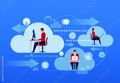 Internet cloud planning and work