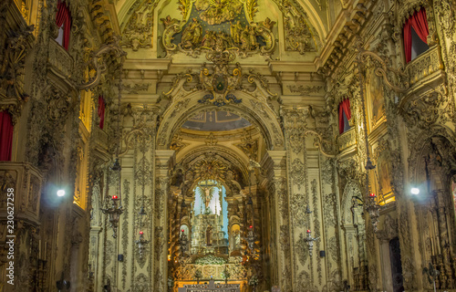 interior of the church