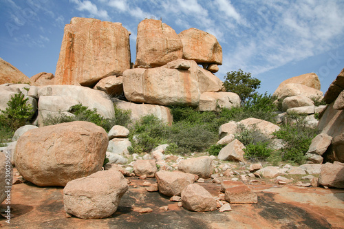 Big boulders at Hampi India