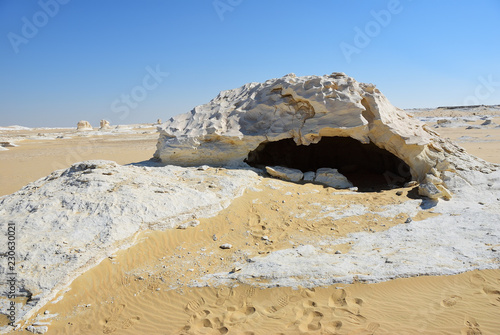 White desert Sahara Egypt photo