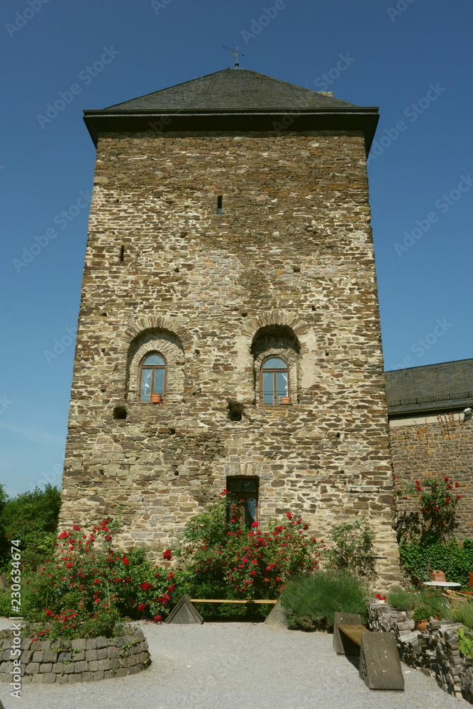 Naklejka premium Kobern, Mosel, Oberburg,