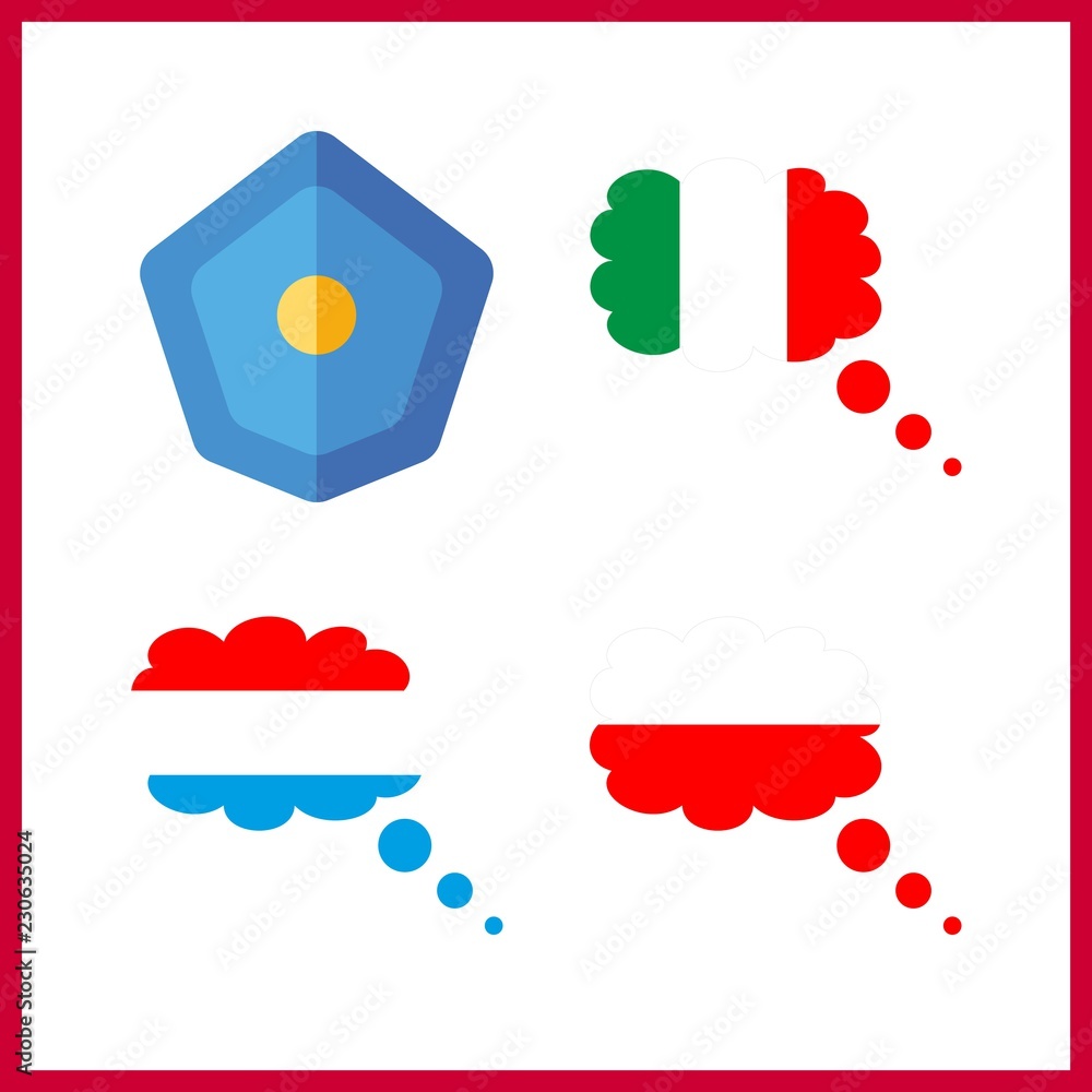 4 medieval icon. Vector illustration medieval set. shield and italy icons for medieval works 4 medieval icon. Vector illustration medieval set. shield and italy icons for medieval works