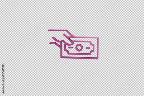 Illustration of Payoff on transparent background