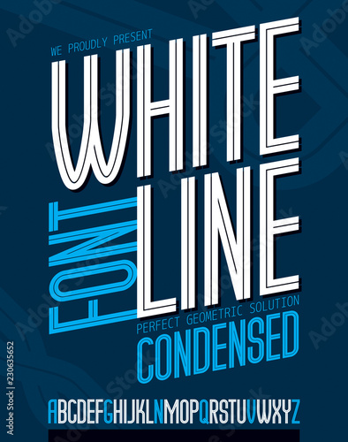 Vector tall condensed capit...