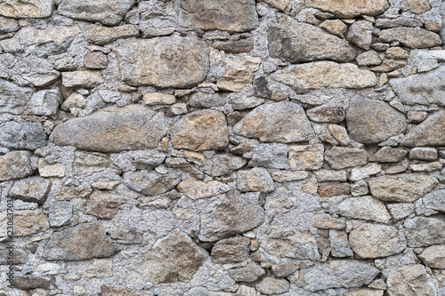 Stone masonry backgrounds, Modern retro wall in interior texture, Retaining masonry of different size stone