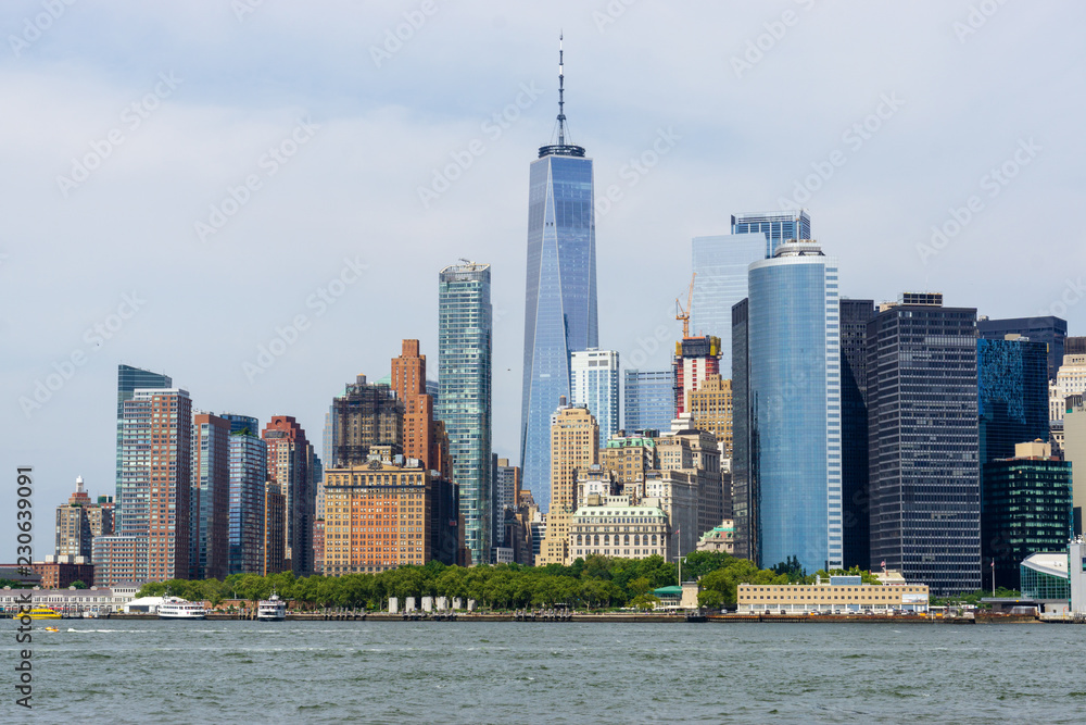 Obraz premium Manhattan Downtown Panorama, New York City
