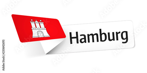 Flaggen der deutschen Bundesländer: Hamburg