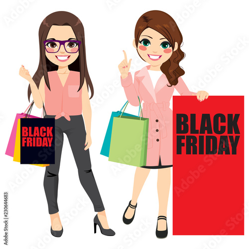 Beautiful fashion girls wit...
