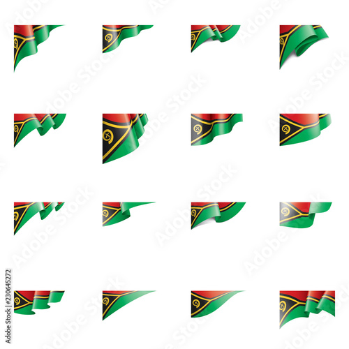 Free Download Vanuatu flag, vector illustration on a white background - GFXLoad