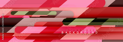 Abstract colorful lines, modern geometric background design