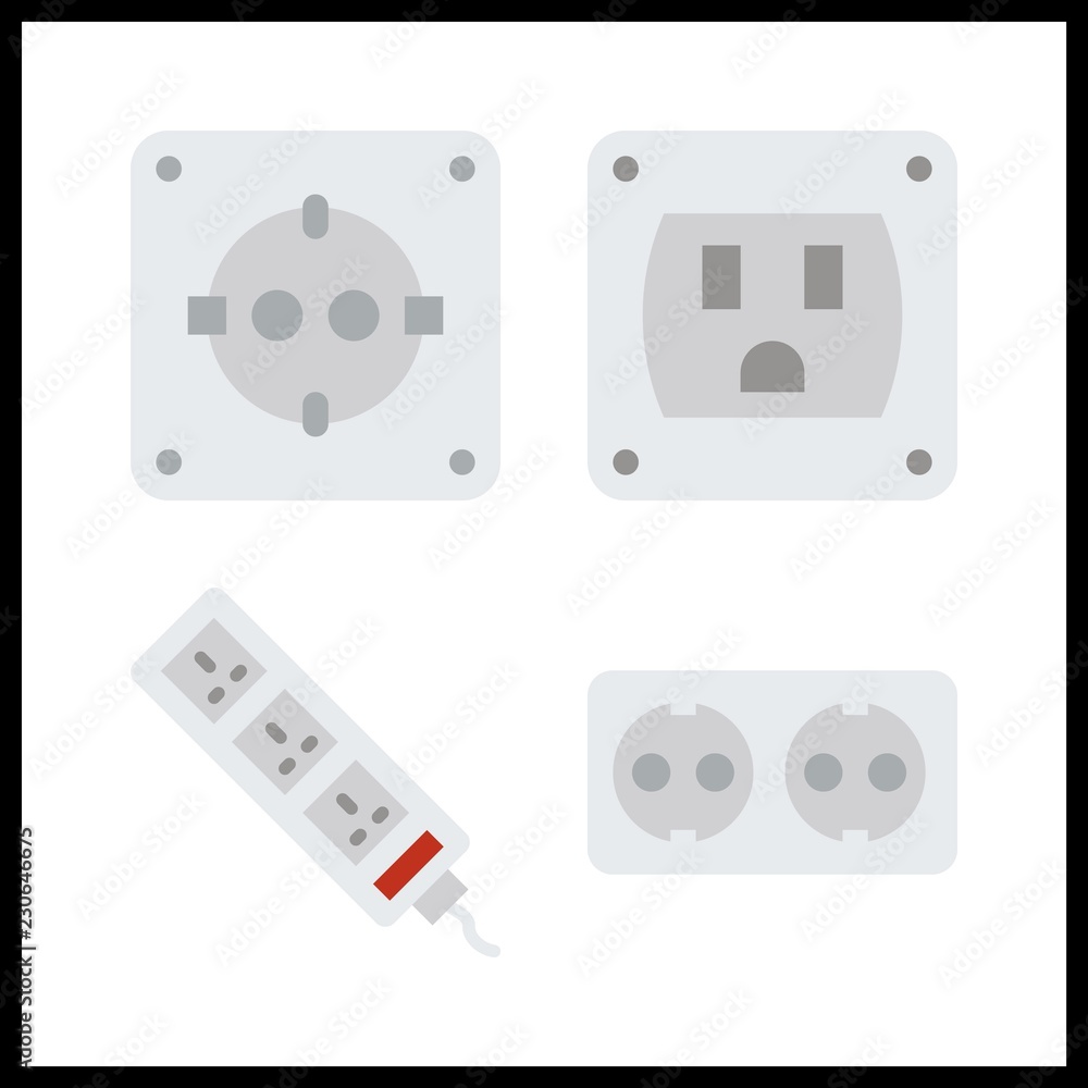 Fototapeta premium call icon. socket vector icons in call set. Use this illustration for call works.