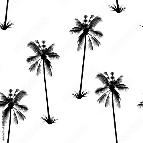 The Palm pattern. Exotic tree. Tropical delight © Michal
