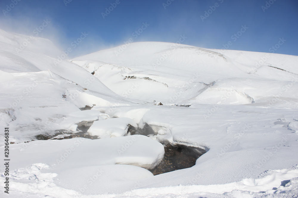 雪と温泉 雪と温泉