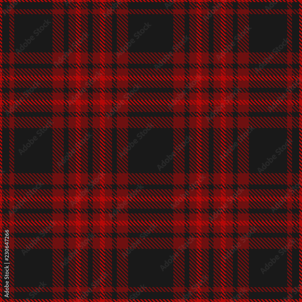 custom made wallpaper toronto digitalPlaid pattern in black and burgundy. Seamless fabric texture. 