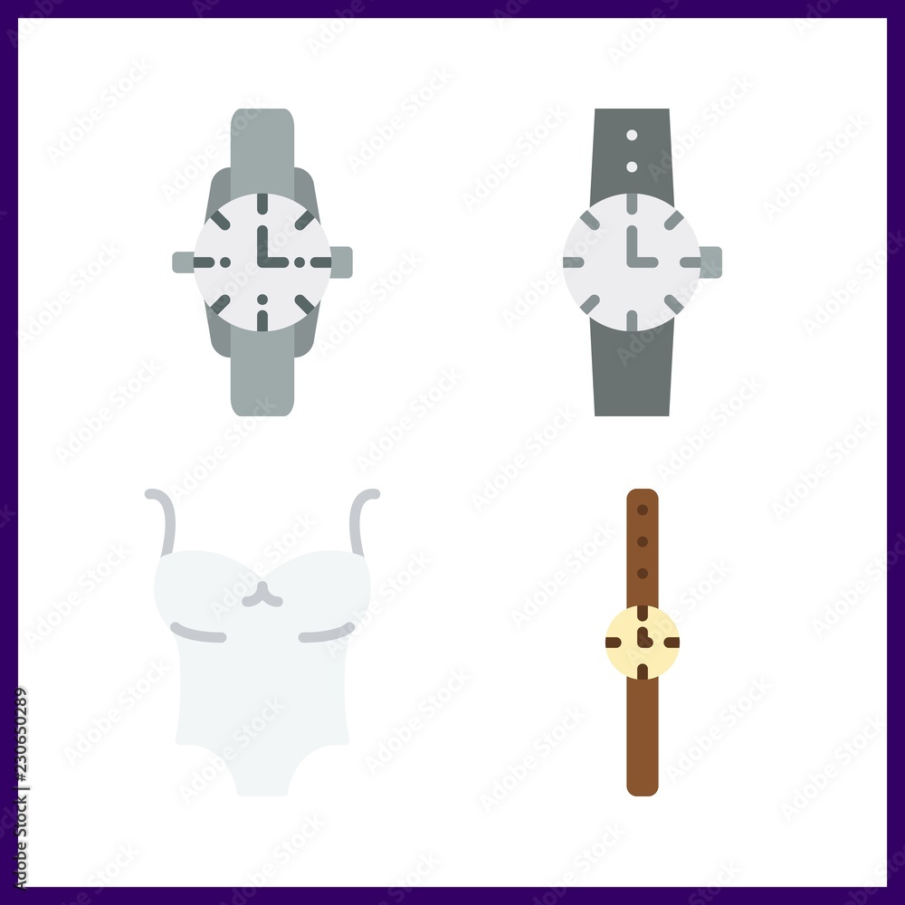 brand icon. watch and sleeveless vector icons in brand set. Use this illustration for brand works. brand icon. watch and sleeveless vector icons in brand set. Use this illustration for brand works.