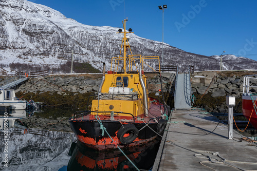 Fjord bateau de pêche