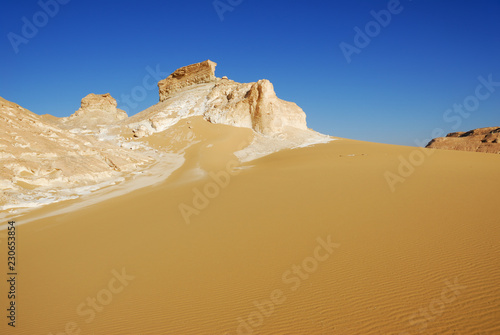 Aqabat mountains in Sahara, Egypt photo