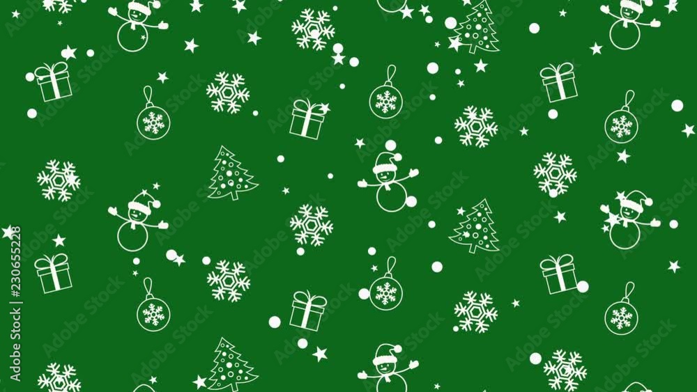 Christmas background pattern with Christmas trees, snowmen, snowflakes and Christmas balls Christmas background pattern with Christmas trees, snowmen, snowflakes and Christmas balls