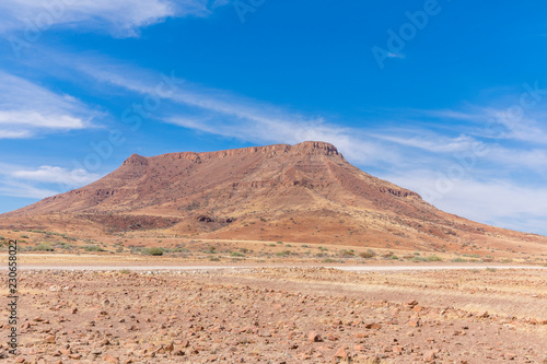 Majestic mountain in Damaraland, Namibia.