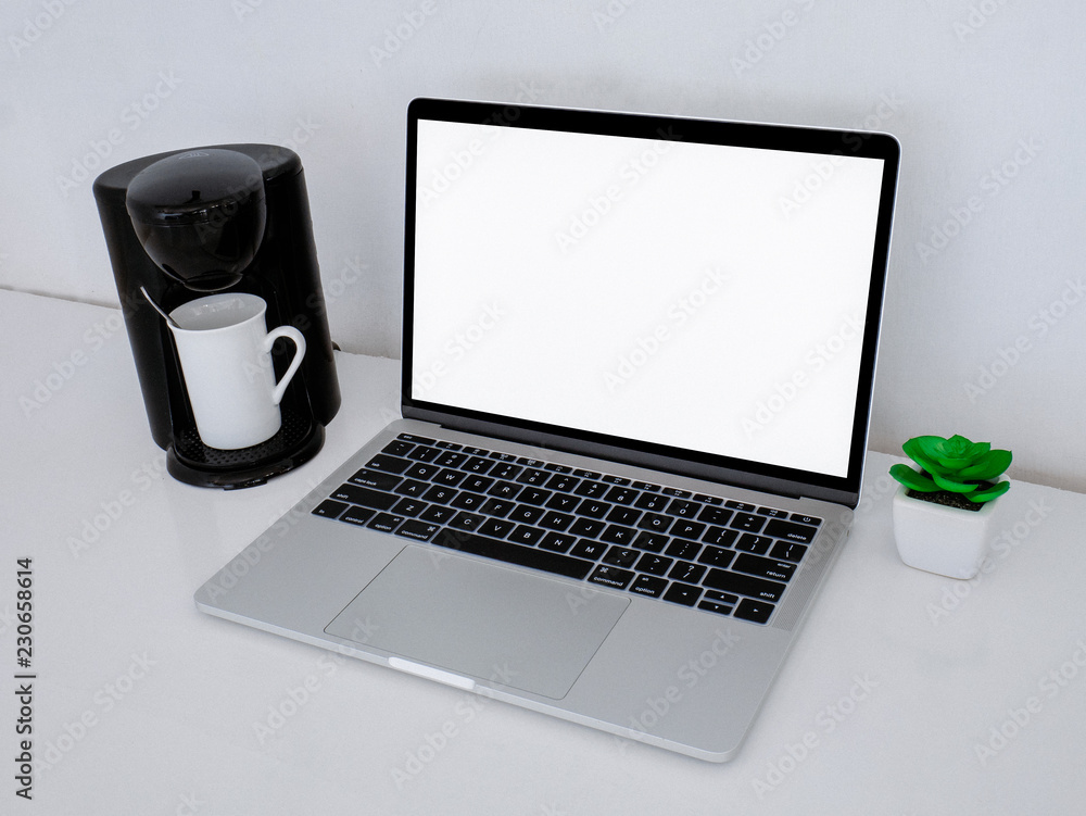 Desktop Coffee Maker with Laptop, Having a Coffee Maker in Your Office