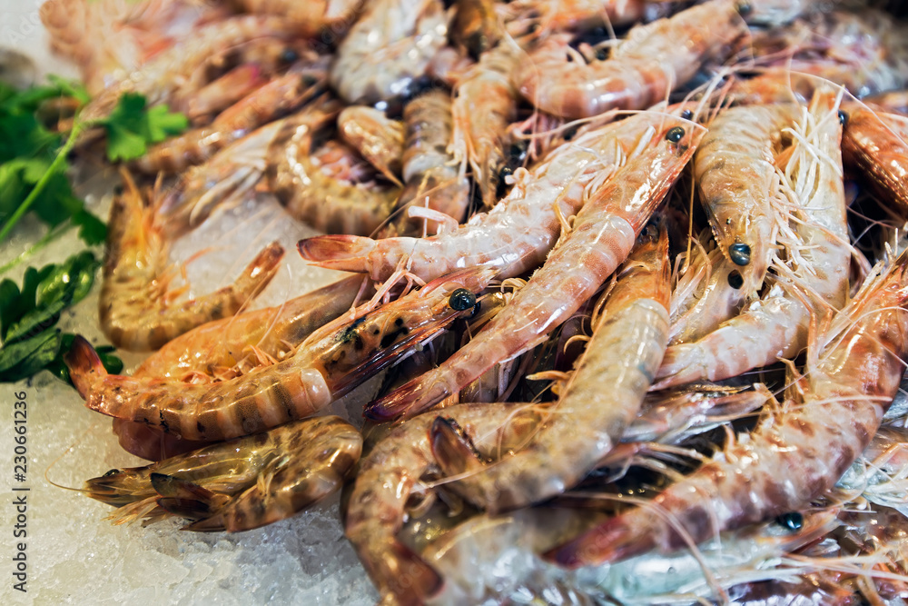 Prawns, fresh, chilled