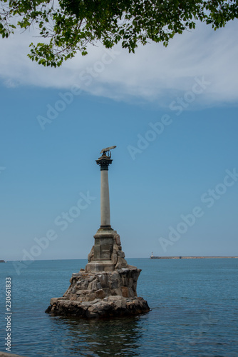 Monument in the sea