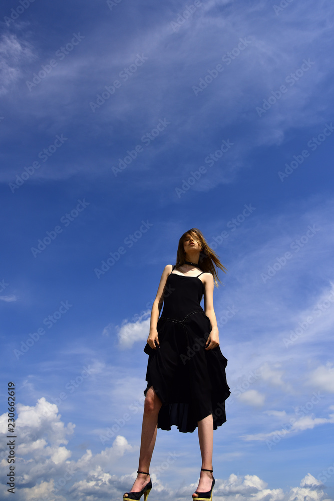 Free and happy. Joyful cute girl outdoor. Future success. Girl on blue sky. Fashion is her life. Woman with fash ion look. Beauty and fashion style. Young and beautiful. Fresh funky beauty Free and happy. Joyful cute girl outdoor. Future success. Girl on blue sky. Fashion is her life. Woman with fash ion look. Beauty and fashion style. Young and beautiful. Fresh funky beauty