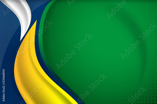 Brazil flag Background concept for Independence, National Day and other events, Vector illustration