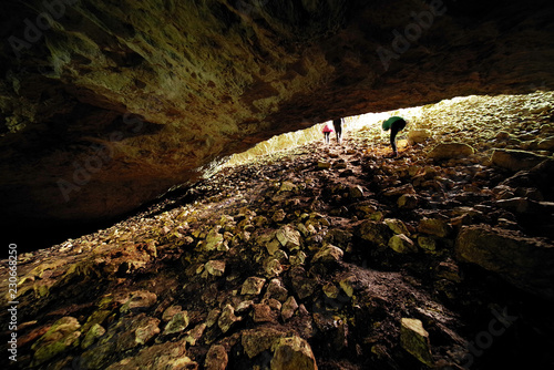 Cioclovina Cave in the Carpathians, Romania, Europe photo