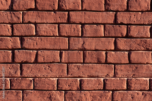 Red brick wall texture