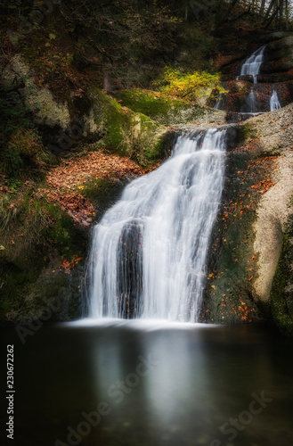 waterfall in the Allgaeu mo...
