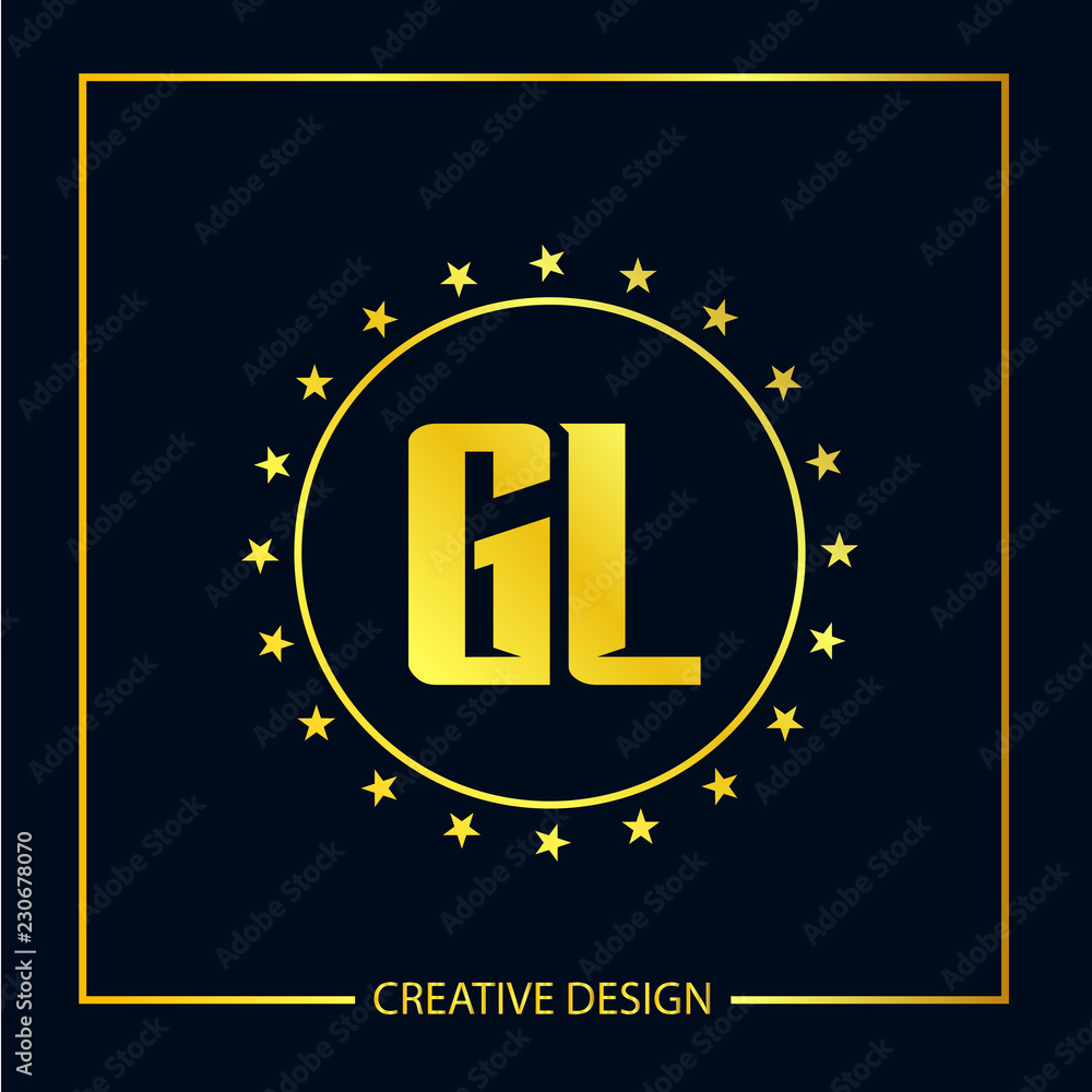 Initial Letter GL Logo Template Design Initial Letter GL Logo Template Design