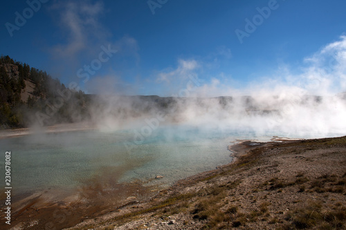 geyser in yellowstone