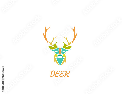 Deer Art logo - illustration