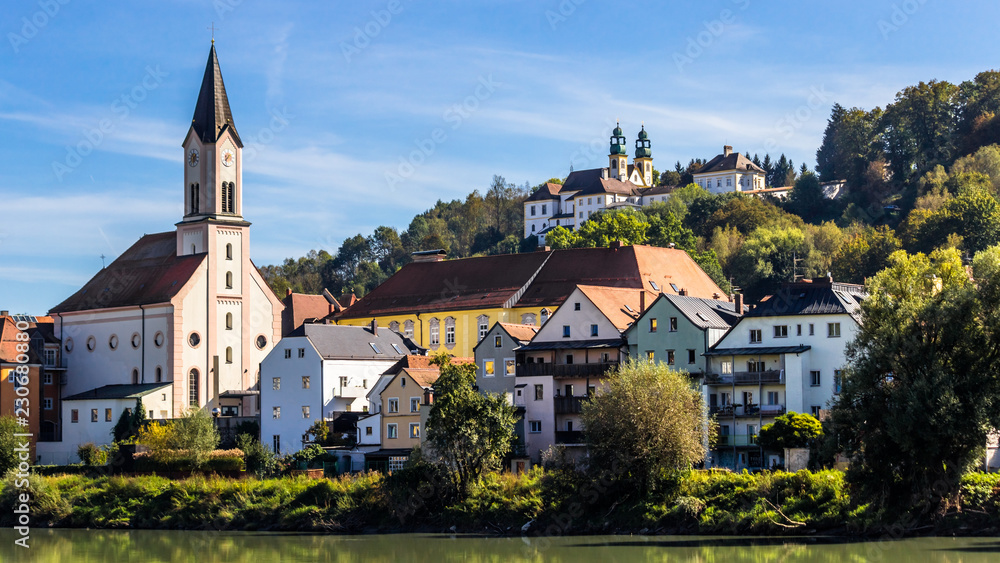 Beautiful view near Passau - Danube - Bavaria - Germany