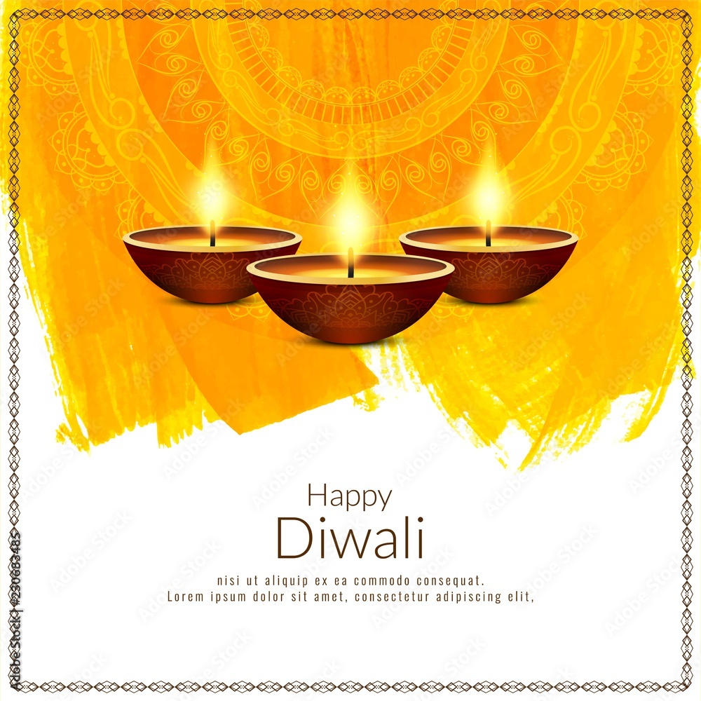 Abstract beautiful Happy Diwali festival background vector Stock ...