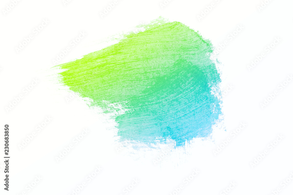 green watercolor texture with blue neat bright light spot
