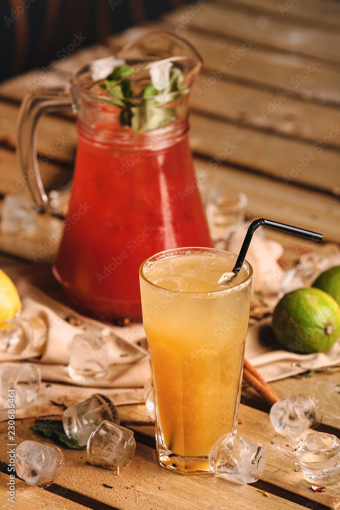 lemonade and juice lemonade and juice