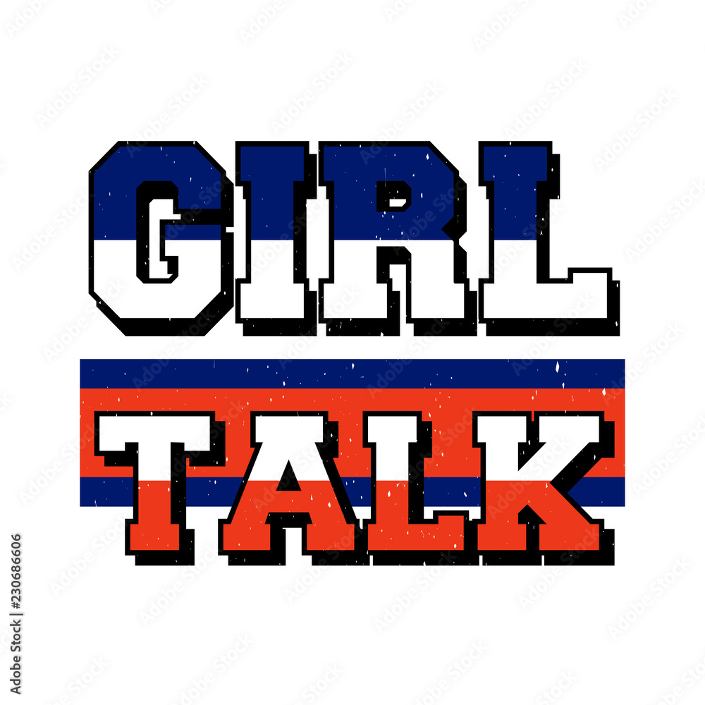 Girl slogan with gold glitter for fashion t shirt Girl slogan with gold glitter for fashion t shirt