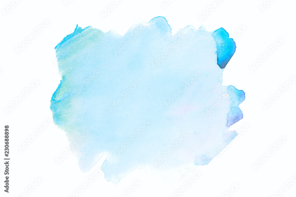 watercolor texture with paint stains painted with a brush