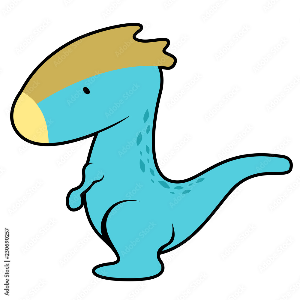 Isolated cute dinosaur cartoon character. Vector illustration design Isolated cute dinosaur cartoon character. Vector illustration design