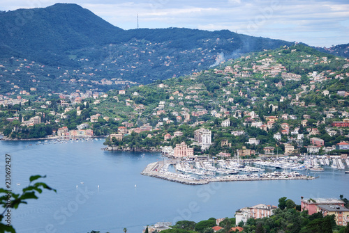 Cityscape of Rapallo from Sant Ambrogio  Zoagli