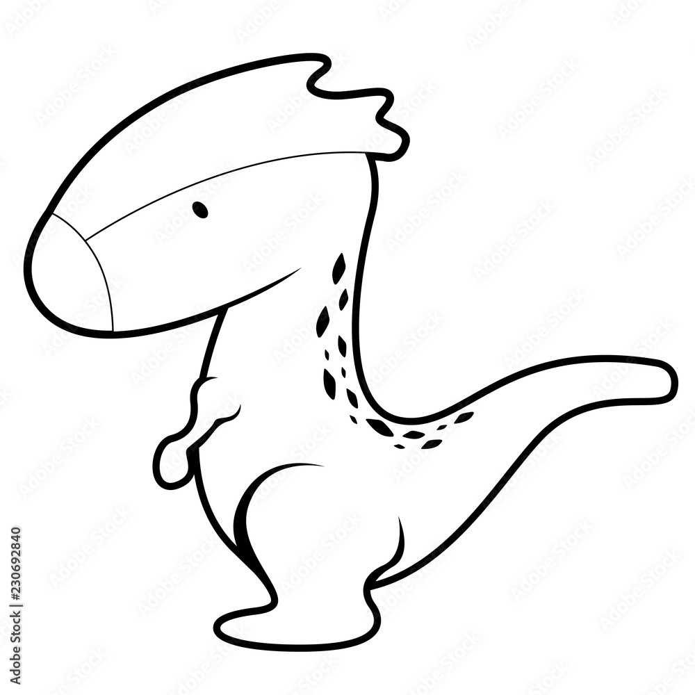 Isolated cute dinosaur cartoon character. Vector illustration design Isolated cute dinosaur cartoon character. Vector illustration design
