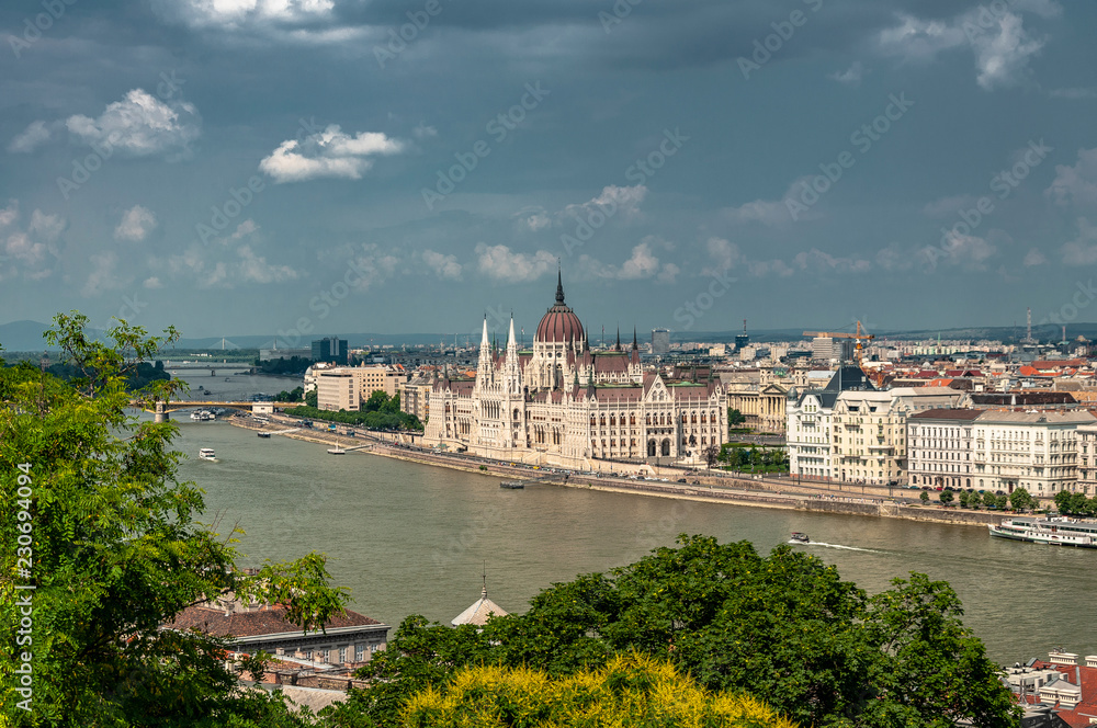 Fototapeta premium panoramic view of budapest