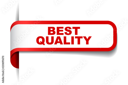 red vector banner best quality