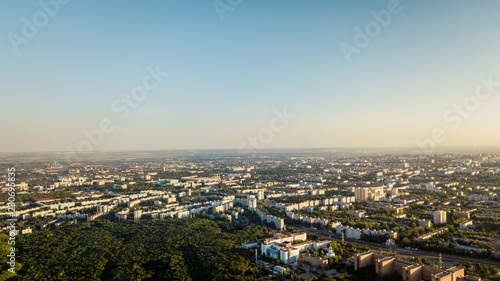 Aerial urban view