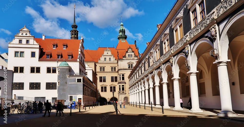 Dresden, Residenzschloss, Innenhof