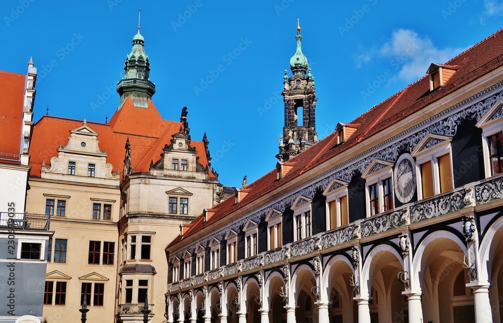 Dresden, Residenzschloss, Innenhof